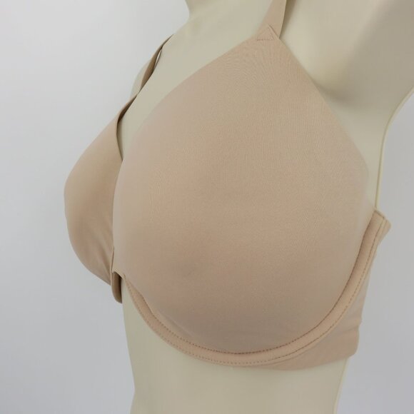 True & Co 36DD Solid Beige Underwire Lined Convertible T Shirt Bra Style 11310 - Picture 5 of 15